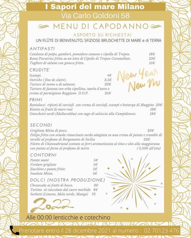 Menu di Cantine A Mare 
