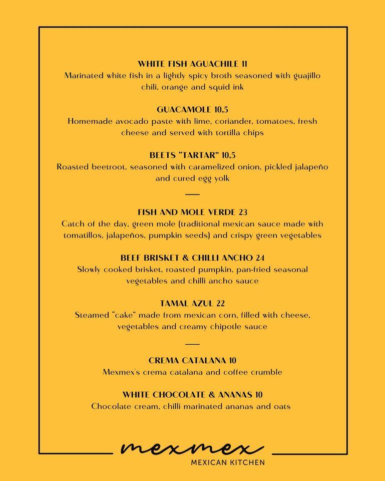 MexMex menu