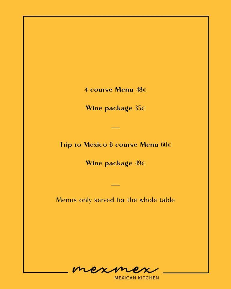 MexMex menu