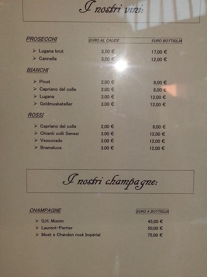 Menu di Bar Beo 