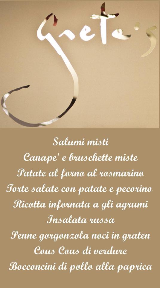 Menu di Greta's 