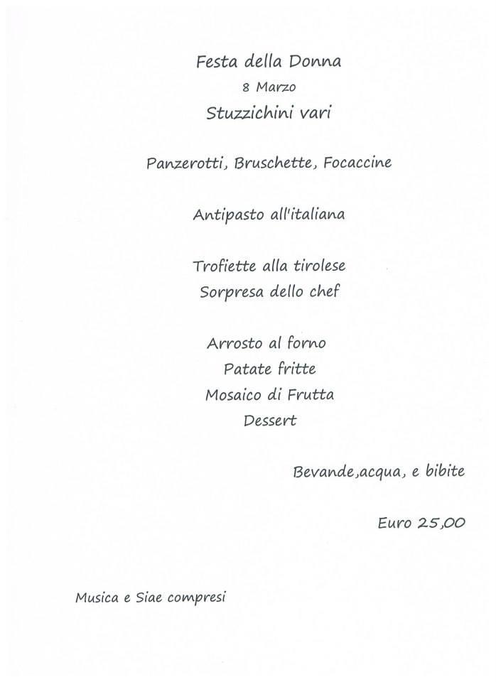 Menu di Appia Antica Ristorante 