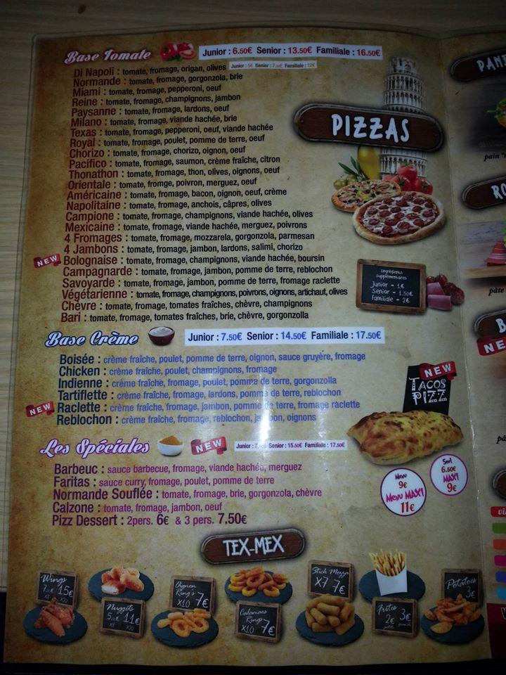 Menu de Le Mixt Lyon