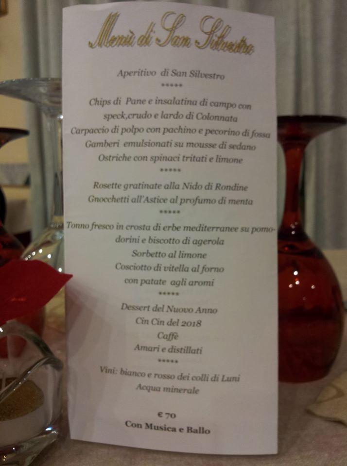 Menu di Ristorante Pizzeria Uliveto 