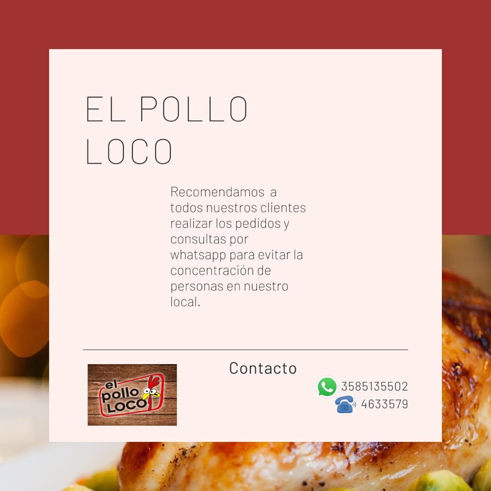 Carta de Pollo Loco