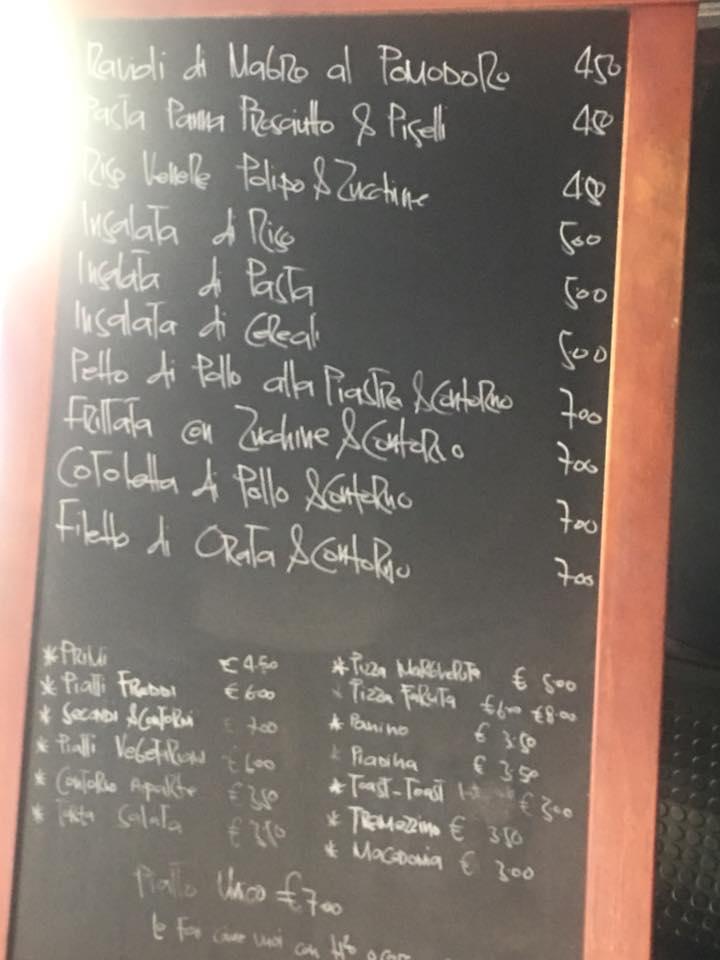 Menu di Good Life Lunch Bar 
