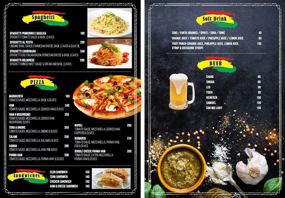 Rasta Bar メニュー