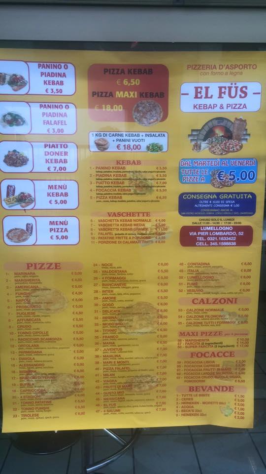 Menu di EL Fus 
