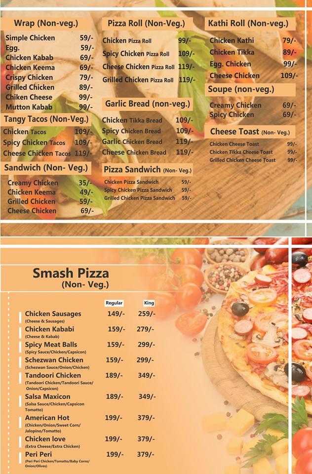 SMASH BITE menu