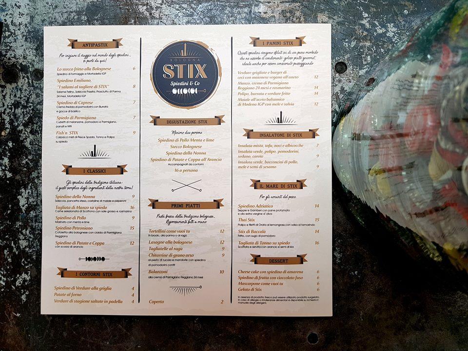 Menu di Spiedini & Co. 