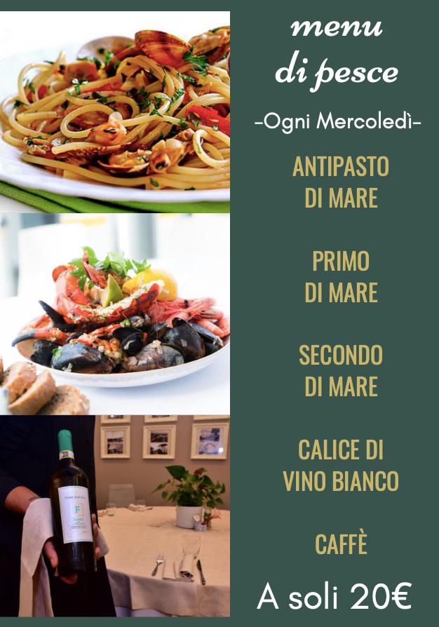 Menu di A Bella 'Mbriana 