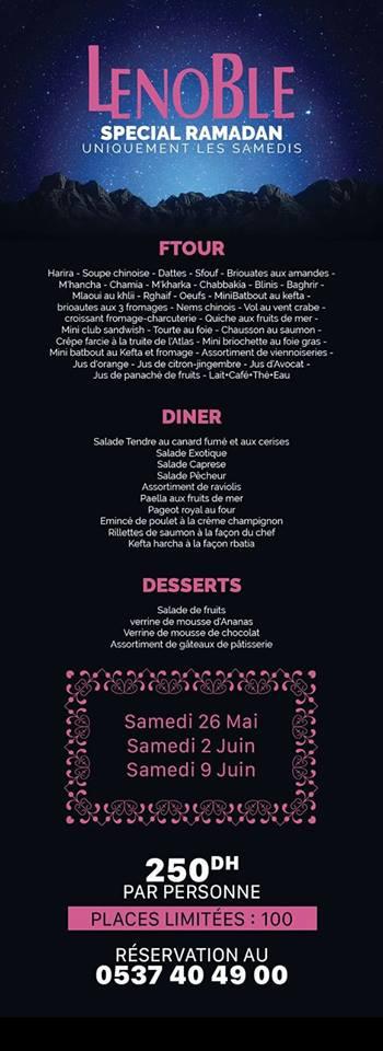 Lenoble menu