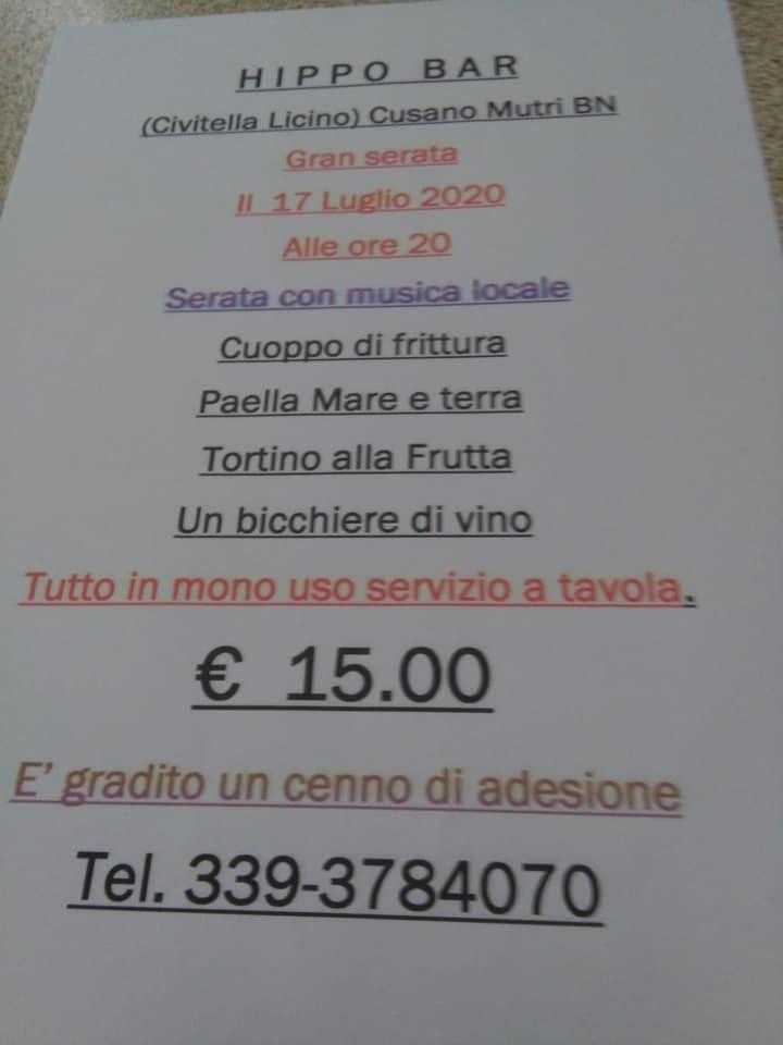 Menu di Hippo Bar 