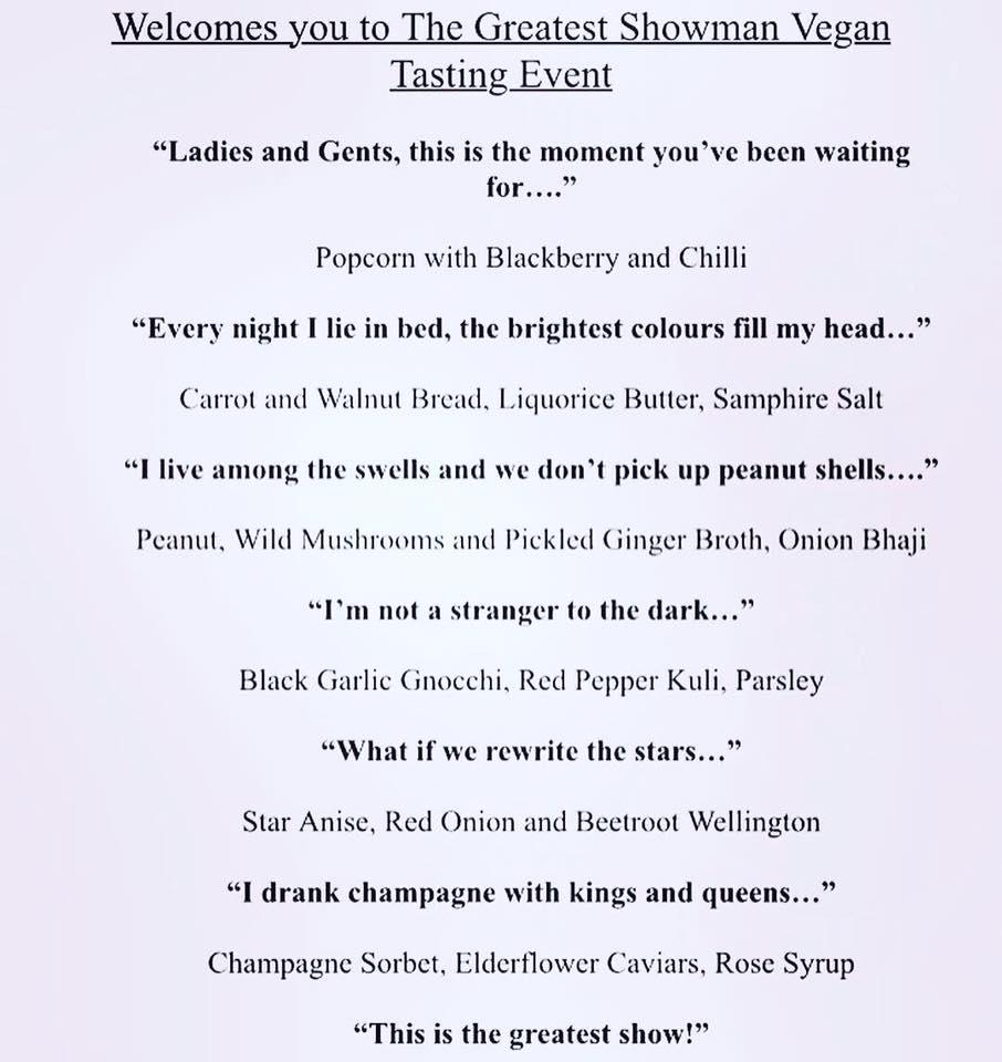 Henry Webb menu