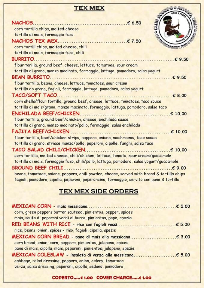 Menu di Bobe's The Getaway 