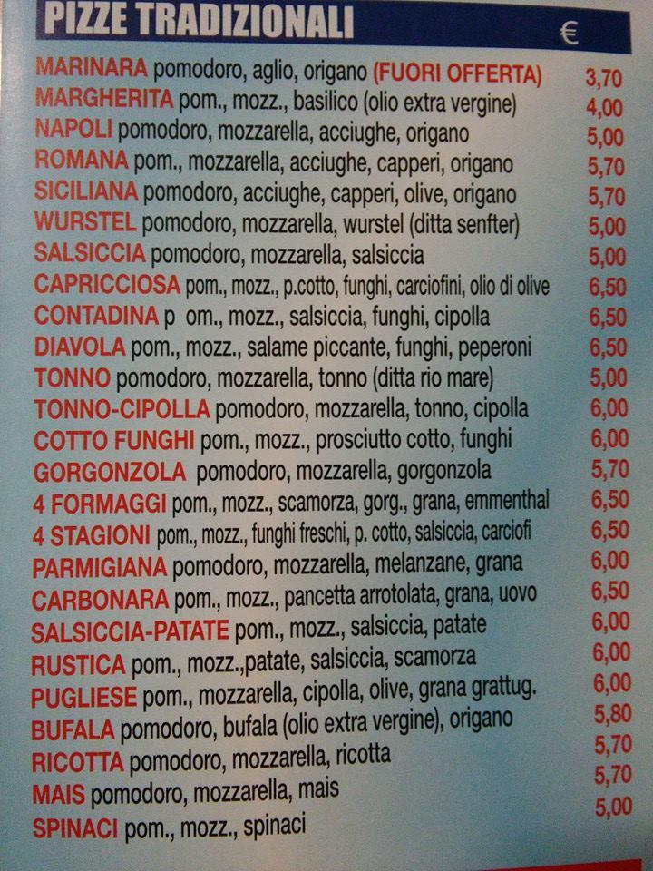 Menu di Lady Pizza di Shoaib 