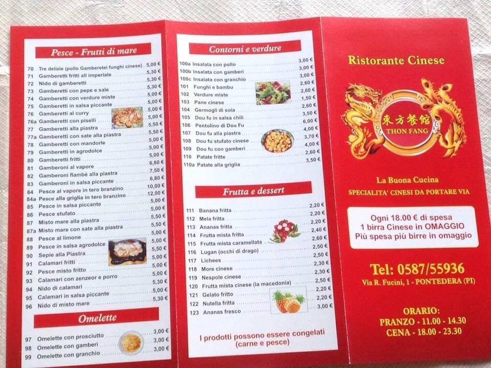 Menu di Ristorante Belfiore 