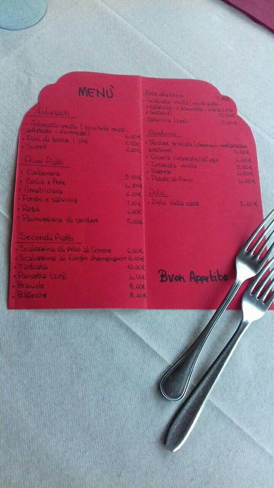 Menu di Ristorante Pizzeria "Da Emma" Vetralla 