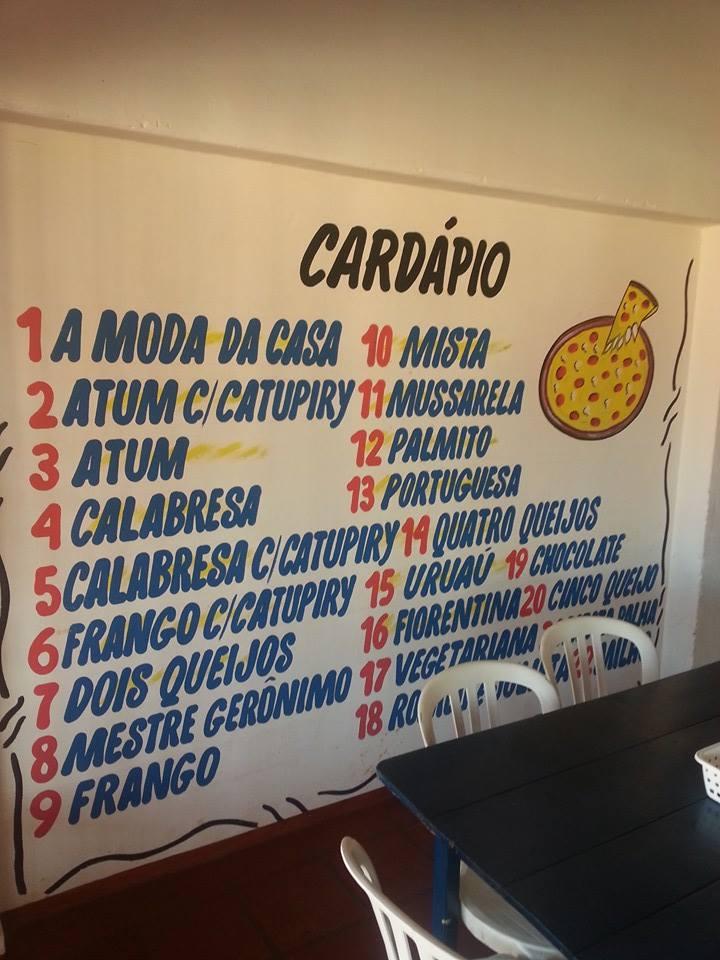 Pizzaria Da Meyre cardápio