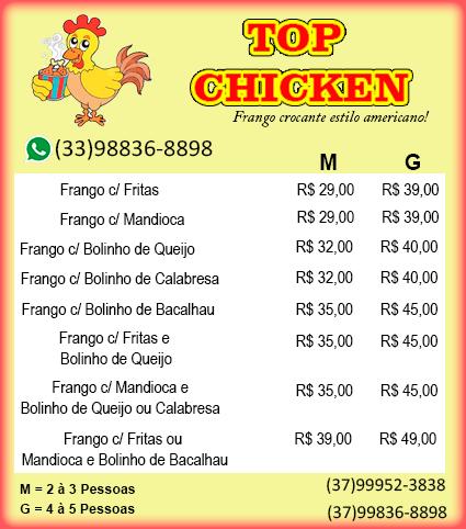Top Chicken menu