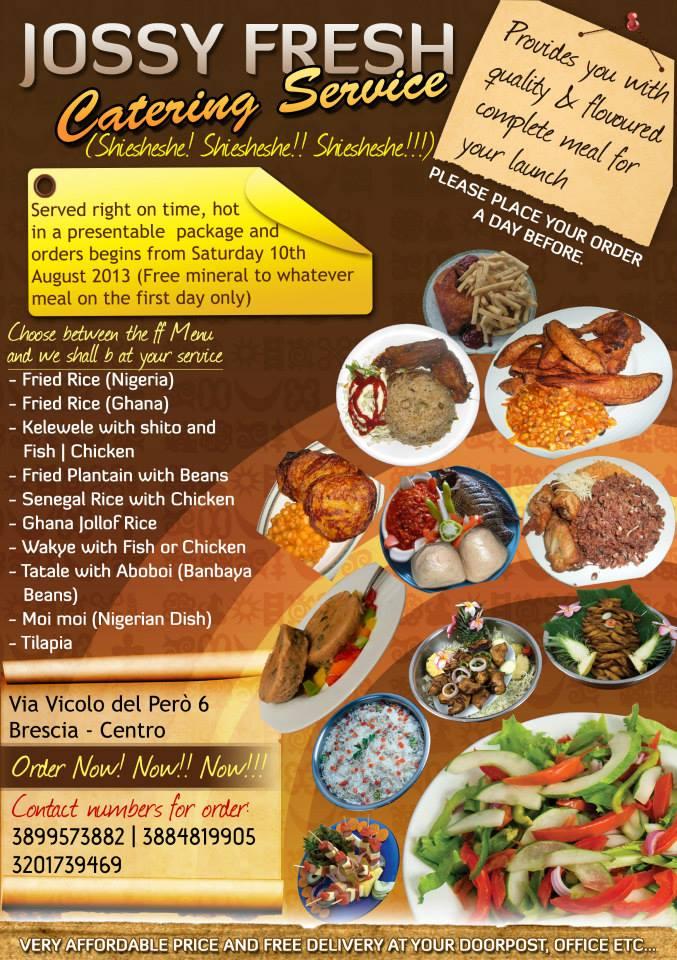 Menu di Jossyfresh Brescia 
