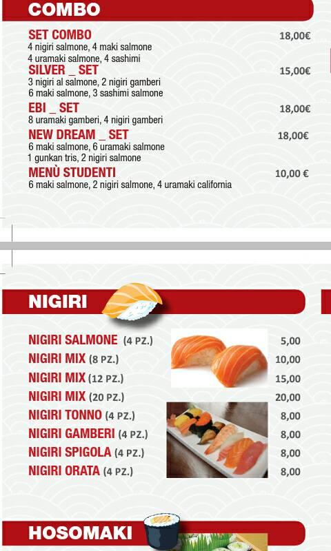 Menu di Sushi Darda 