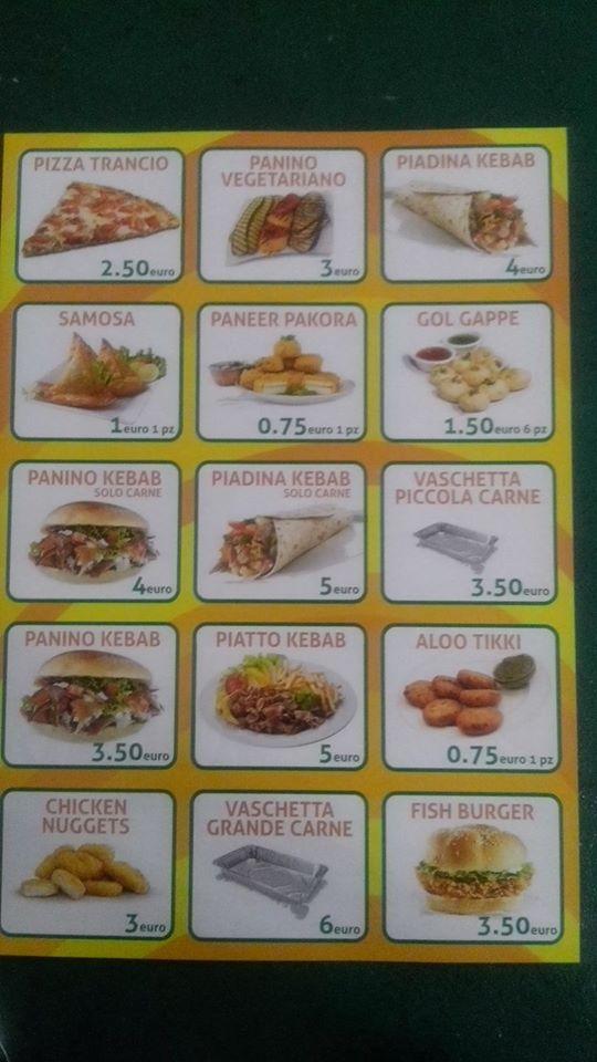 Menu di PIZZA E KEBAB 