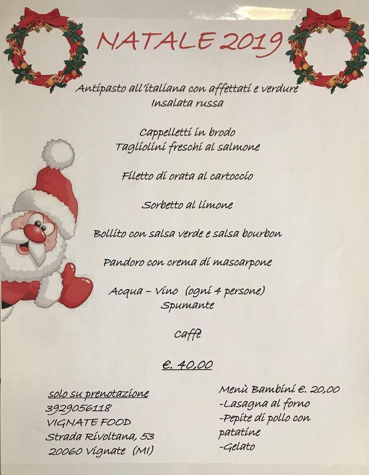 Menu di Vignate FOOD 