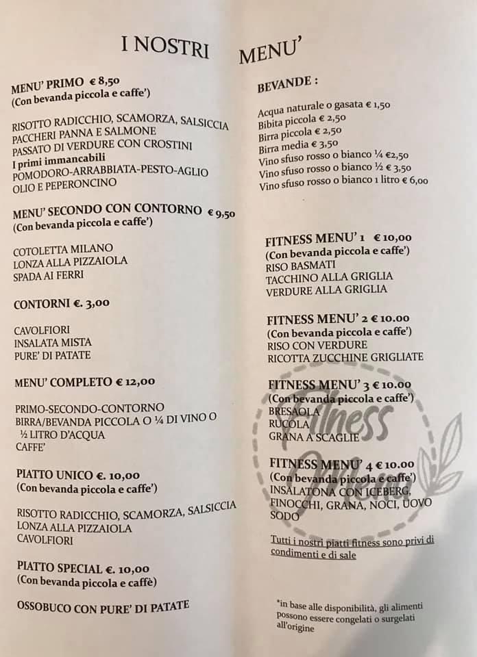 Menu di Vignate FOOD 