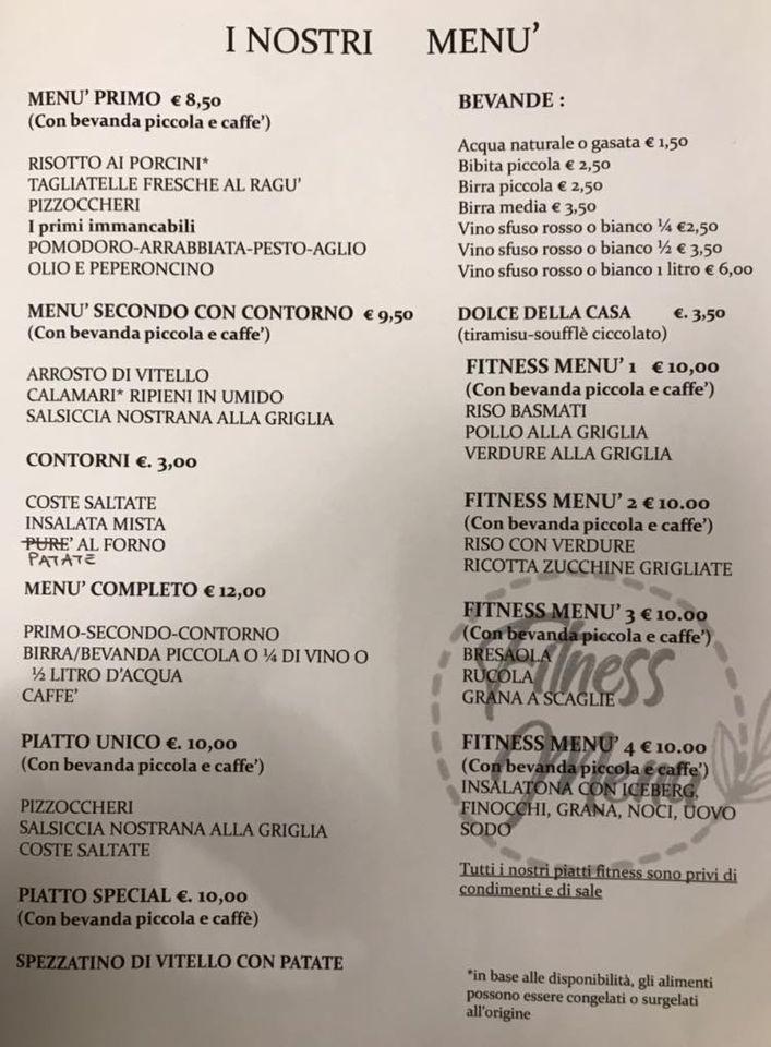 Menu di Vignate FOOD 