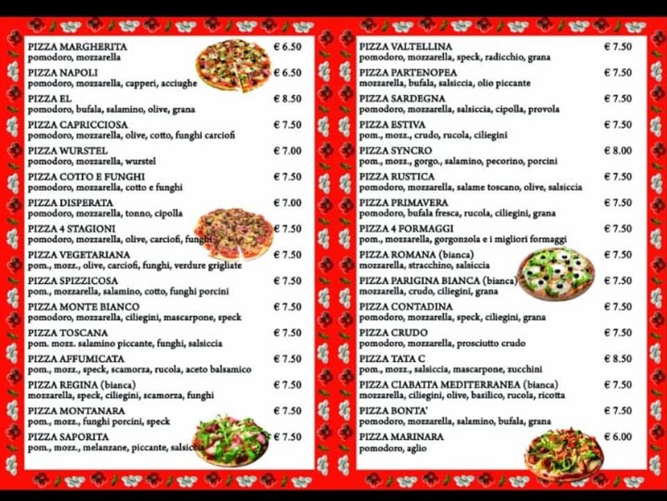 Menu di La Greppia 