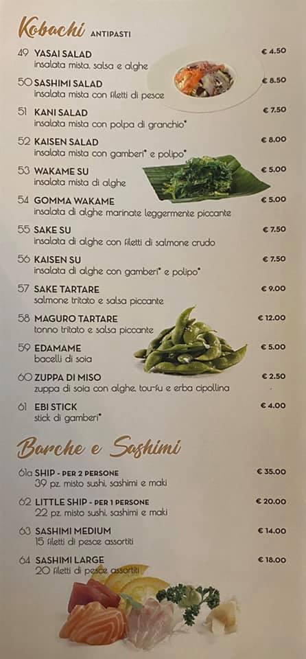 Menu di le Rose 