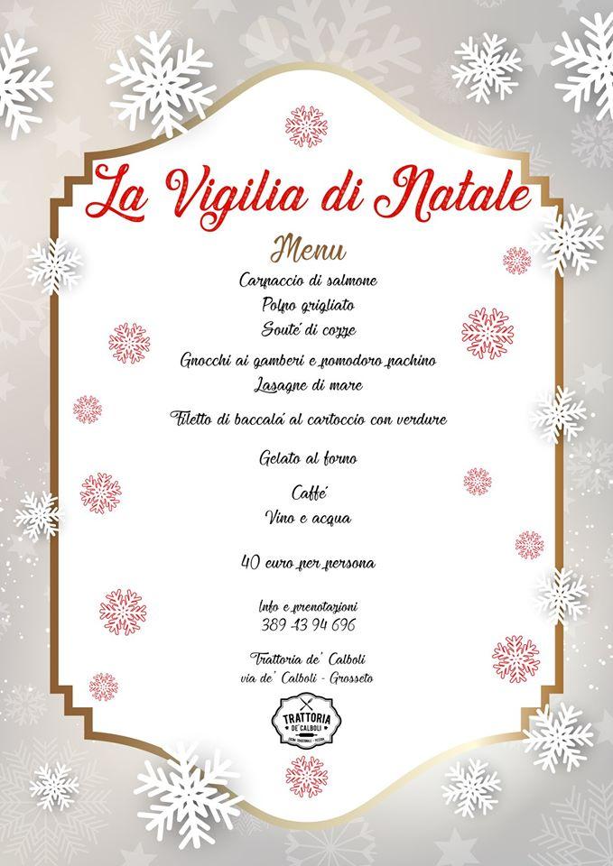 Menu di Trattoria de' Calboli 