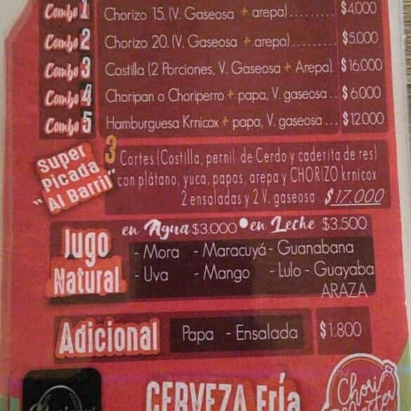 Carta de Chorimaster