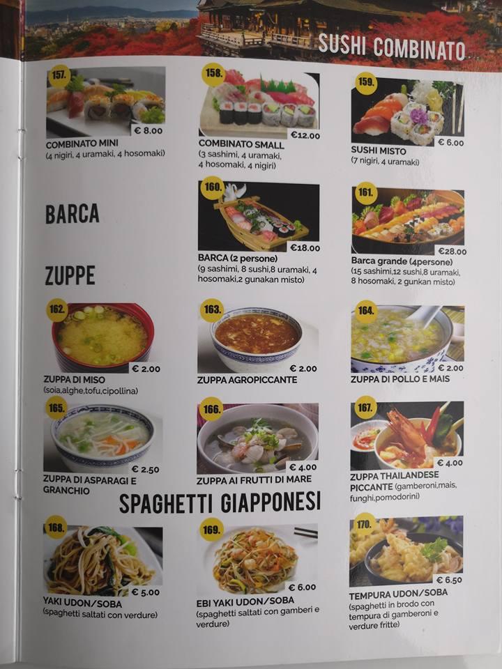 Menu di Ristorante Tokio 