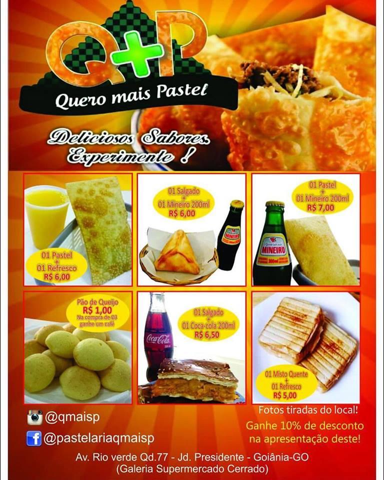 Carta de Q+P pastéis