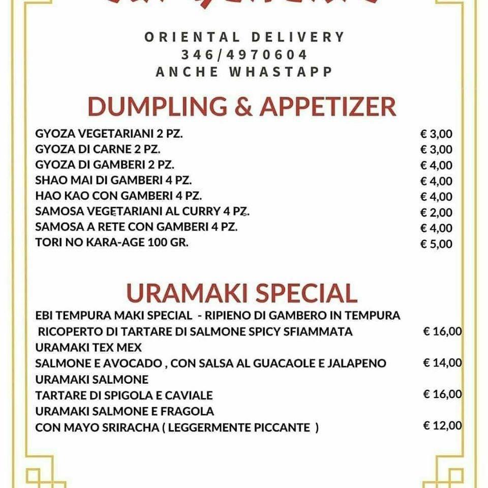 Menu di Yokosdelivery 