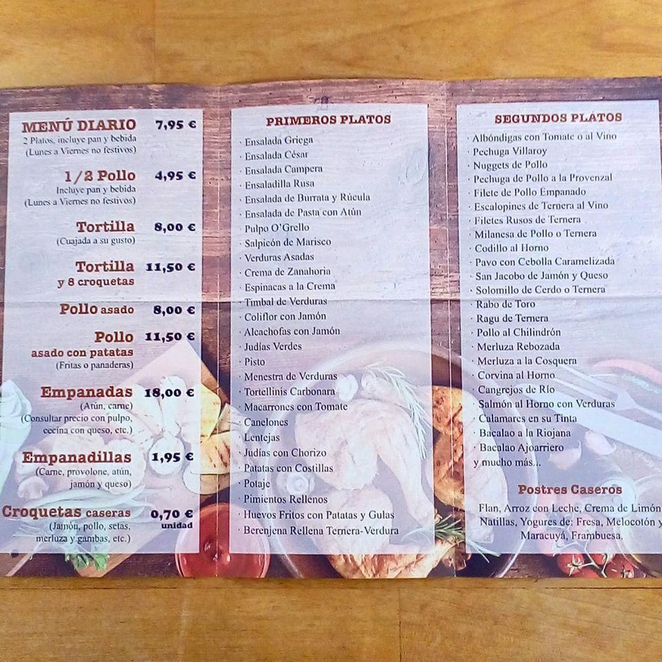 Domesticum Las Rozas Las Rozas menu