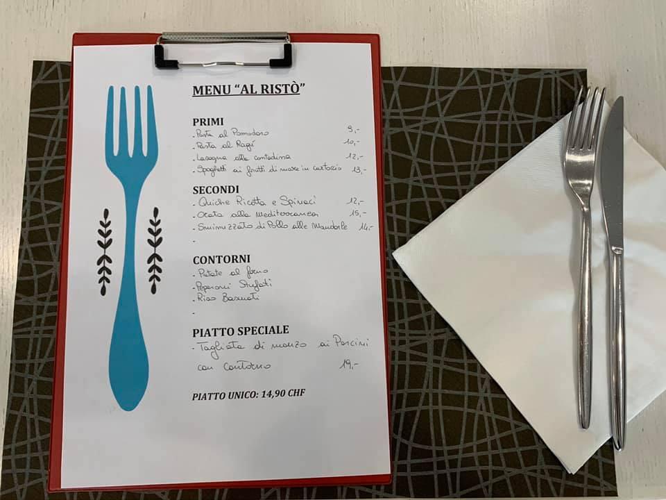 Menu di Osteria al Ristò da Gazza 