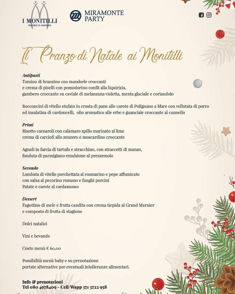 Menu di Miramonte Ai Monitilli Masseria 