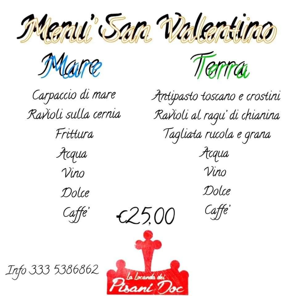 Menu di La Locanda Dei Pisani Doc Pisa 
