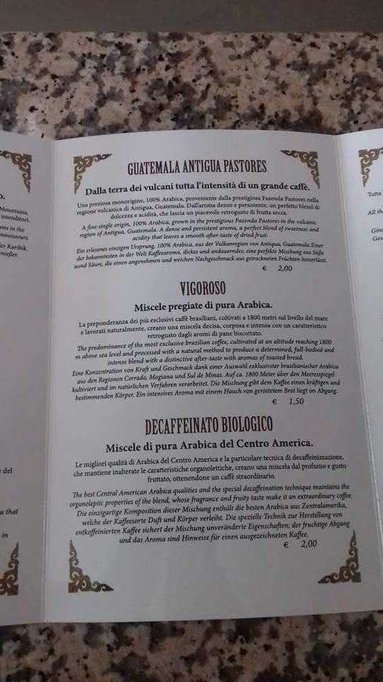 Menu di Le piante 