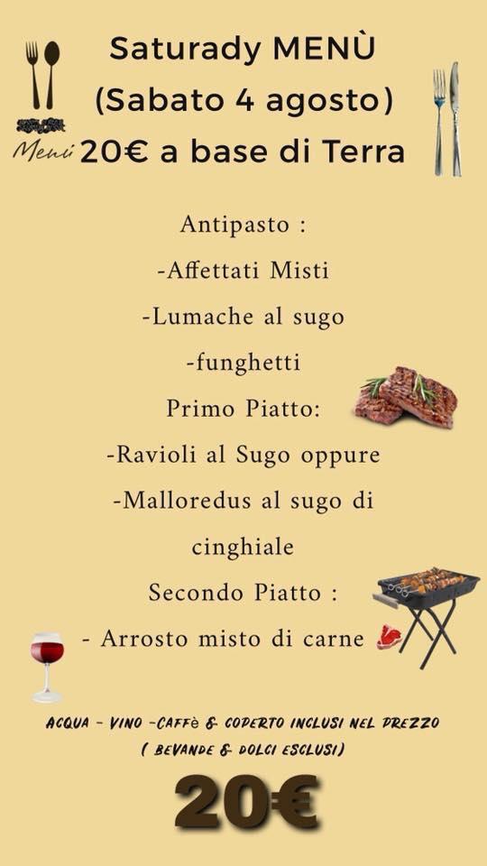Menu di S’incantu Hotel Rurale - Mary _Jack 