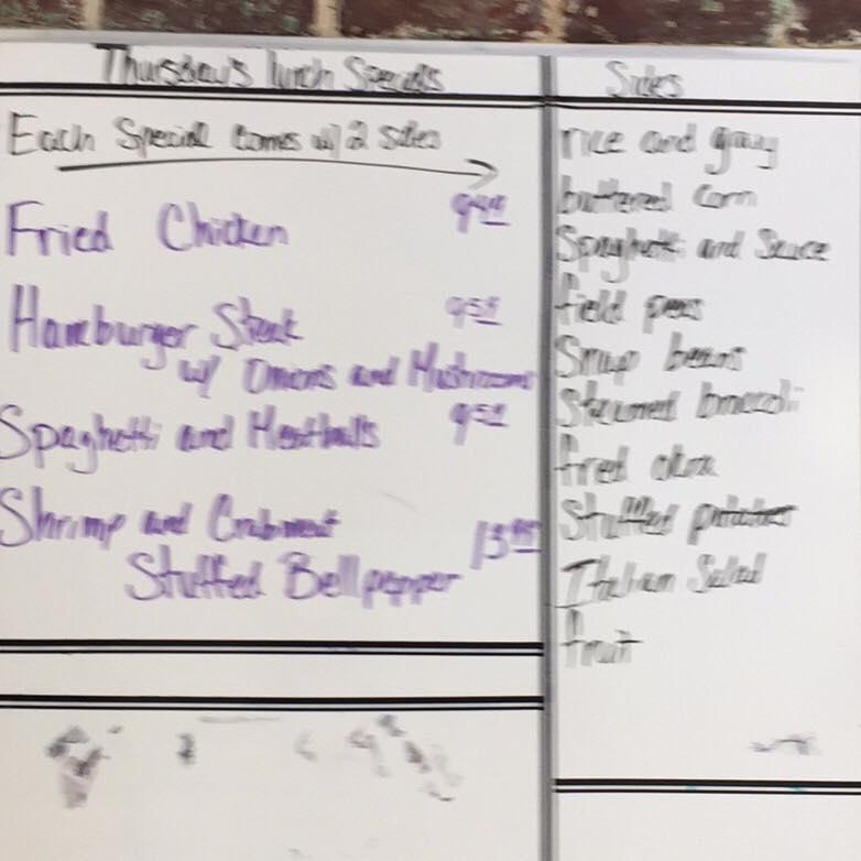 Carta de Christina's Restaurant