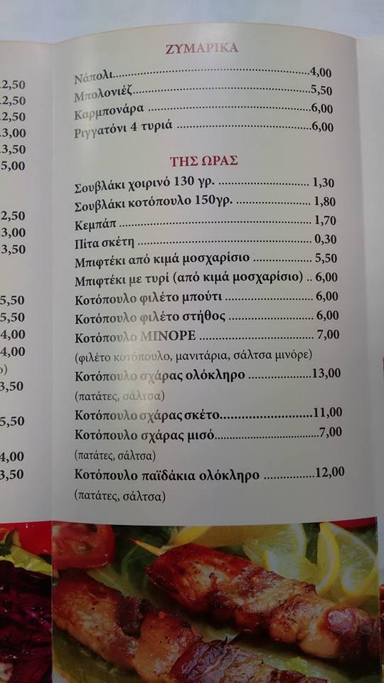 Carta de Μινόρε