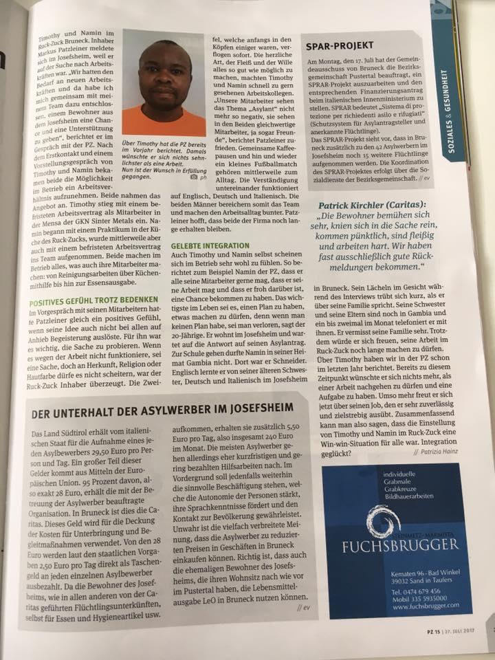 Menu di Ristorante RuckZuck 