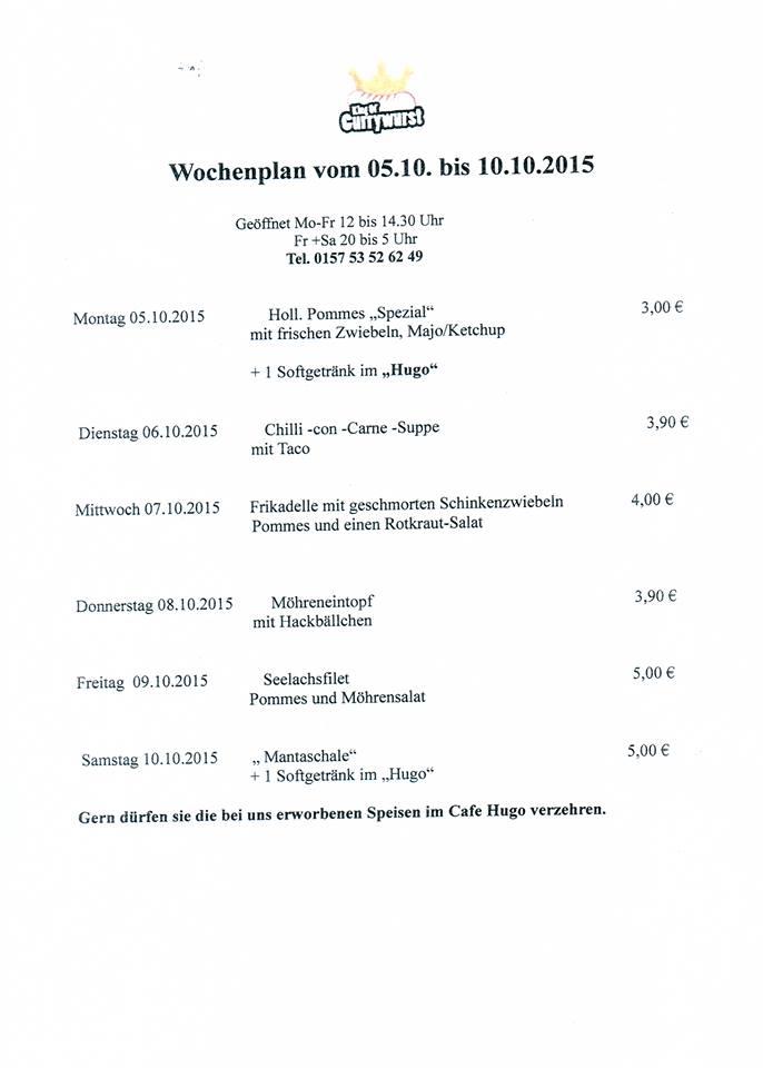 King Of Currywurst Rheine menu