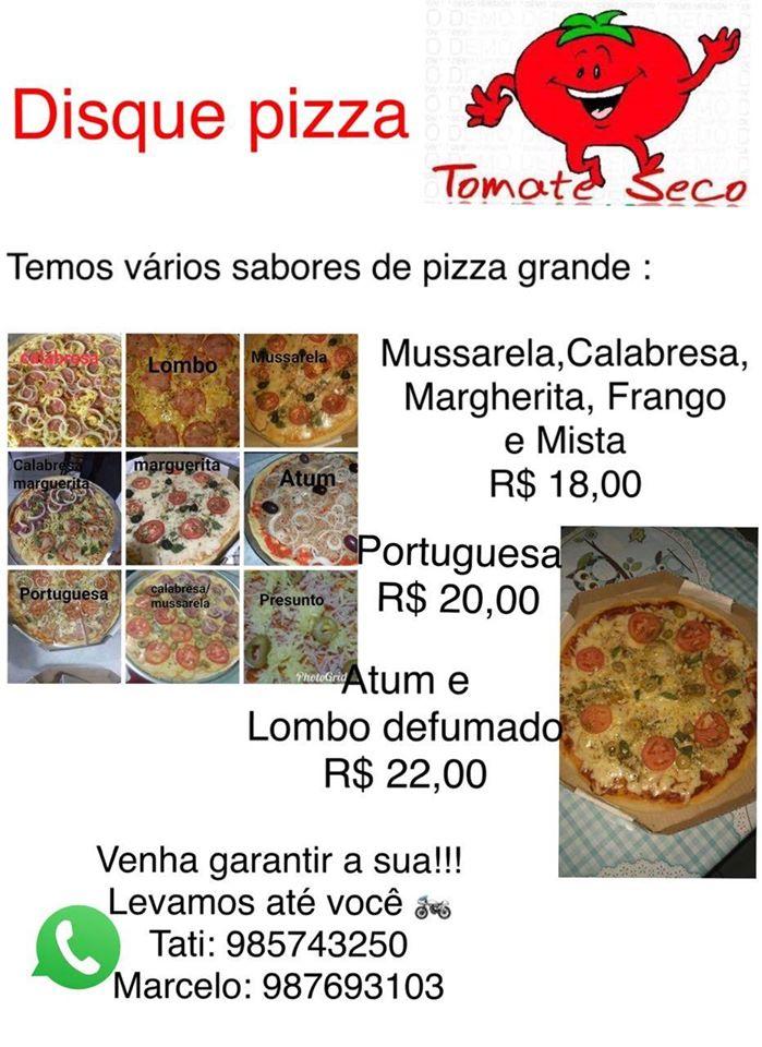 Disque Pizza Igarassu PE cardápio