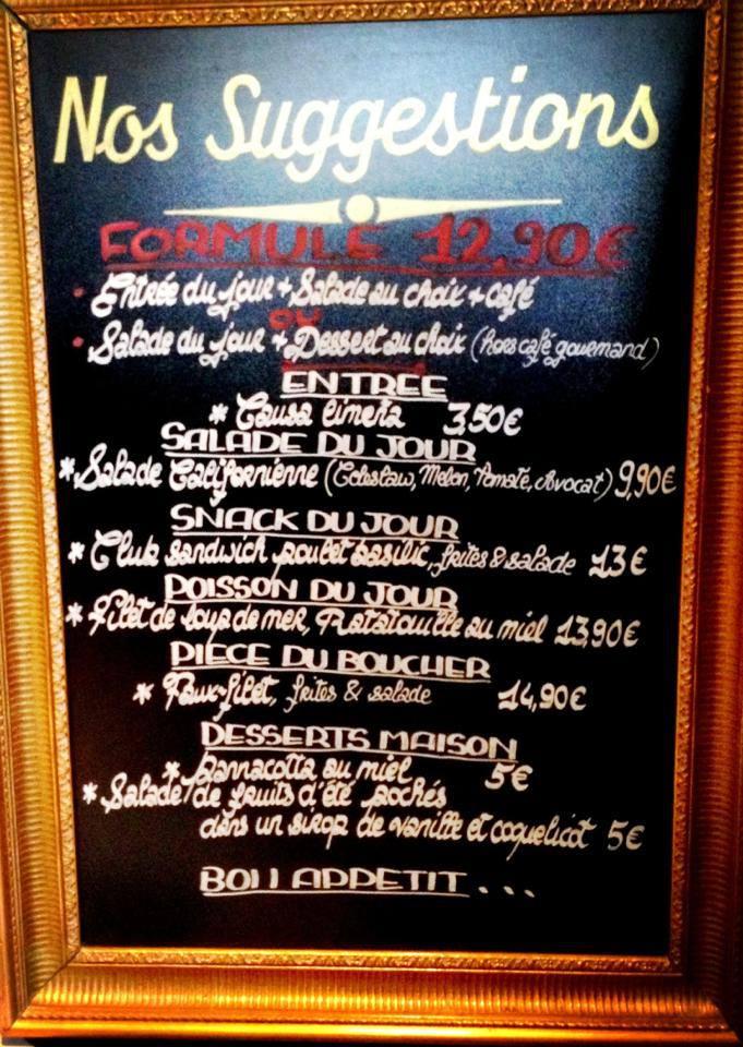 À l'Unisson menu