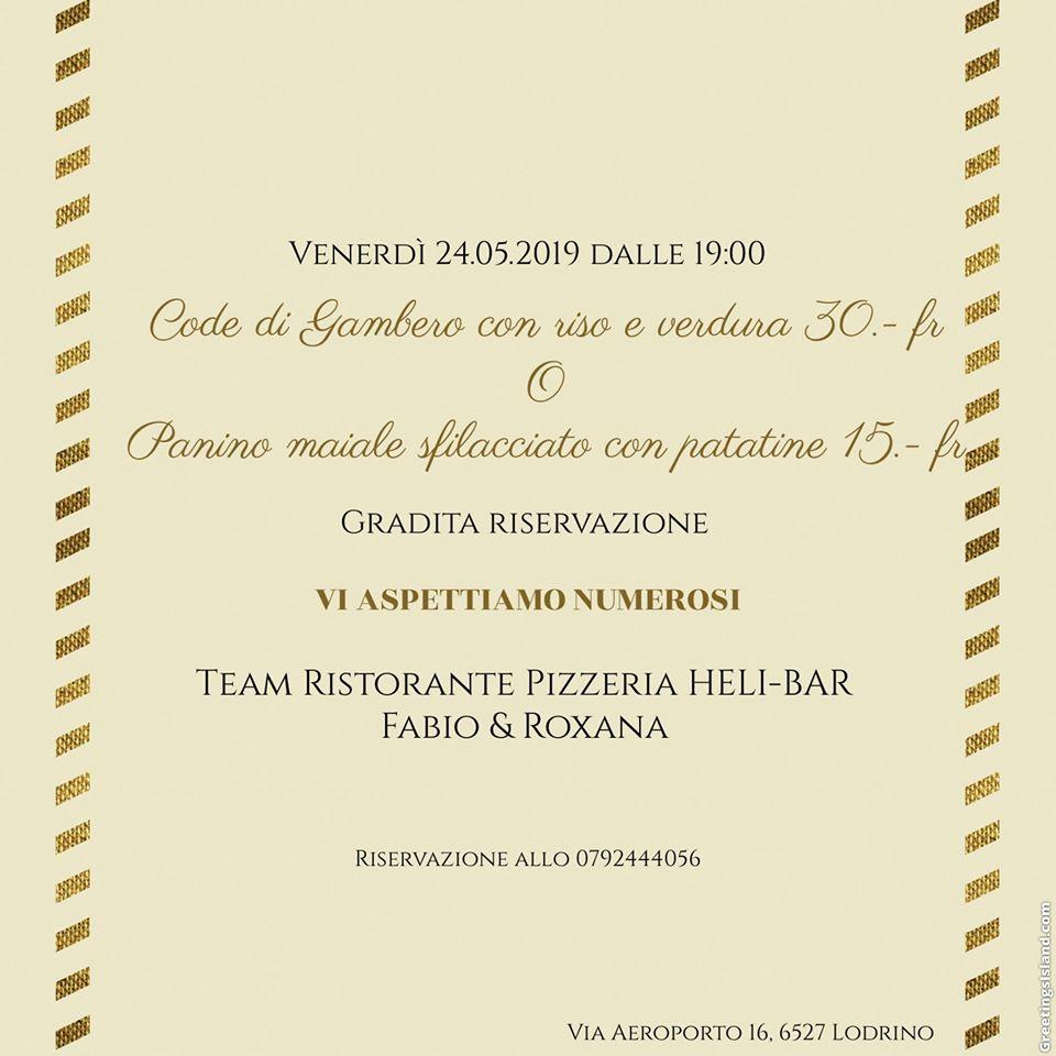 Menu di Heli-Bar 